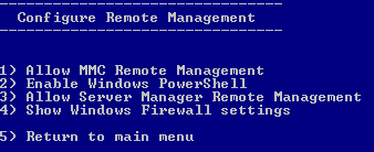 การใช้งาน Server Core ผ่าน Remote ด้วย Sconfig.cmd และ RSAT