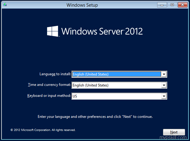 วิธี ติดตั้ง Windows Server 2012 ภาพรวมจุดสังเกต Default Configurations ของ Windows Server 2012