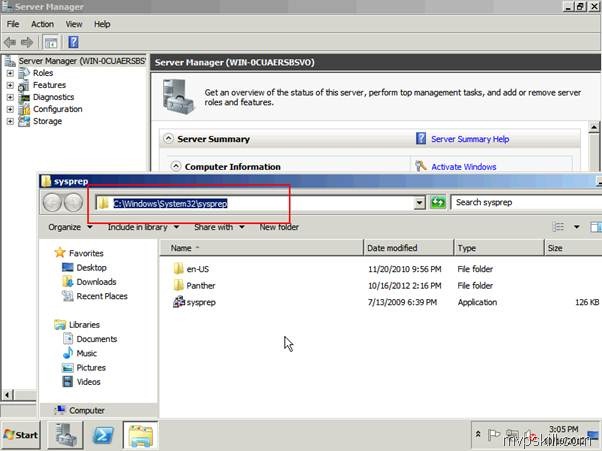 วิธีเปลี่ยน SID ของ Computer ที่เป็น Windows7 และ Windows Server 2008