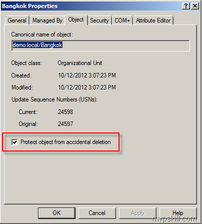 วิธีการสร้าง OU, บน Active Directory, การสร้างและการใช้งาน Organizational Unit