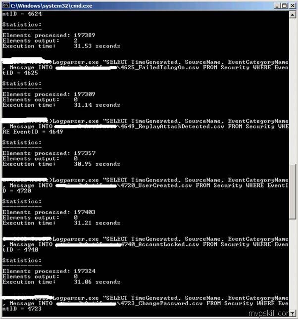 Windows Server Security Log ที่สำคัญและความแตกต่างกันของ Windows Server Log ของ windows Server 2003 และ Windows Server 2008 