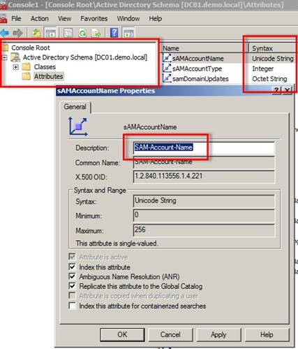 การเปิดใช้งาน Active Directory Schema