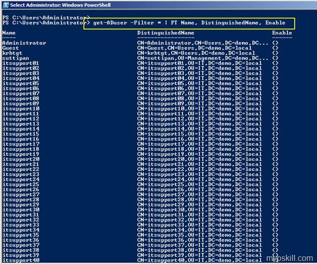 ActiveDirectory จัดการ Users และ Computers ด้วยคำสั่ง PowerShell เบื้องต้น