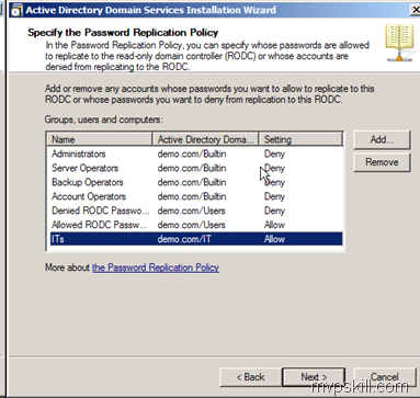 การออกแบบและใช้งาน Read Only Domain Controller (RODC)