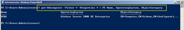 PowerShell : การใช้งานเกี่ยวกับ Computers Object ใน Active Directory