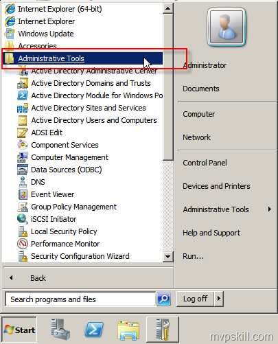 เครื่องมือพื้นฐานในการจัดการ Active Directory