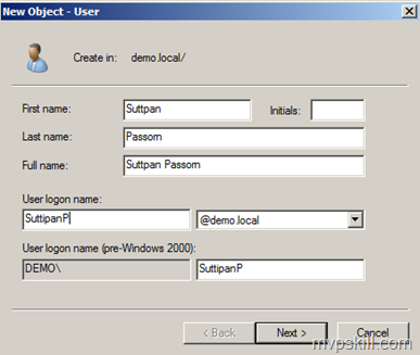 ปรับแต่งเครื่องมือ Active Directory Users and Computers ให้แสดงผลเพิ่ม