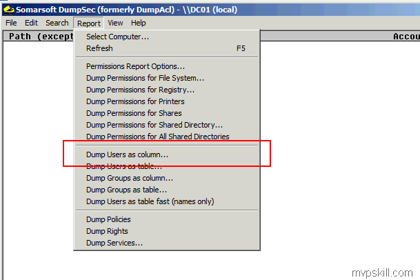 การค้นหาสมาชิก member ของ Group ใน Active Directory 