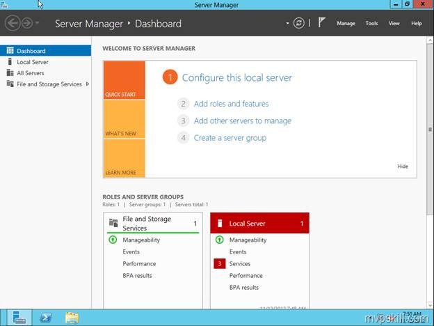 วิธีติดตั้ง Domain Controller สำหรับ Windows Server 2012