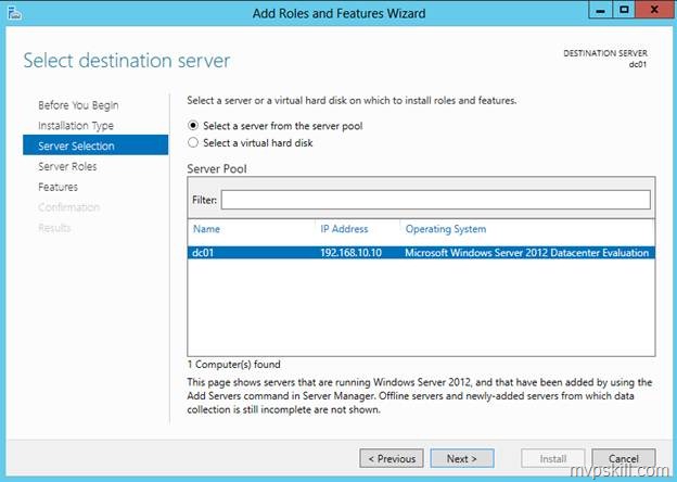 วิธีติดตั้ง Domain Controller สำหรับ Windows Server 2012