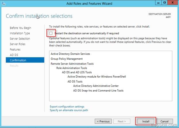 วิธีติดตั้ง Domain Controller สำหรับ Windows Server 2012