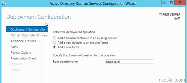 วิธีติดตั้ง Domain Controller สำหรับ Windows Server 2012