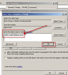 สถานการณ์ในการเปิดใช้งาน Audit Log