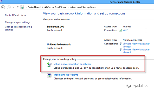 การจัดการ Wireless Profile สำหรับ Windows 8, Create Wireless Profile Windows8, Windows 8 Wirelss Setting, ตั้งค่า Wireless Windows8, Windows 8 Wireless