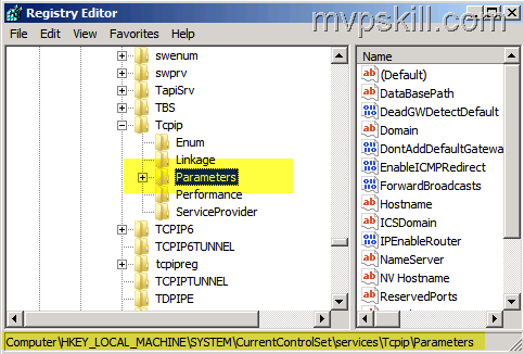 Hardening TCP/IP Stack, การตั้งค่า Registry เพิ่มความปลอดภัย