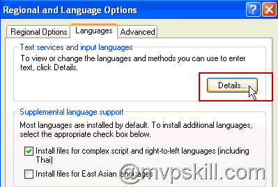 Tip บน Windows XP สำหรับการตั้งค่าปุ่ม Grave Accent ( ~ )