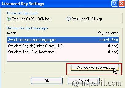 Tip บน Windows XP สำหรับการตั้งค่าปุ่ม Grave Accent ( ~ )