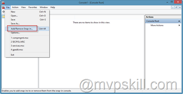 Microsoft® Management Console (MMC)