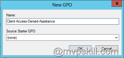 Group Policy Access-Denied-Assistance