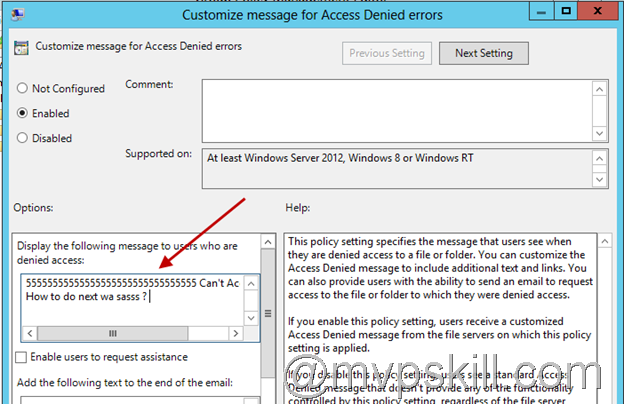 Group Policy Access-Denied-Assistance