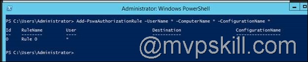 ติดตั้ง Windows PowerShell Web Access Windows 2012