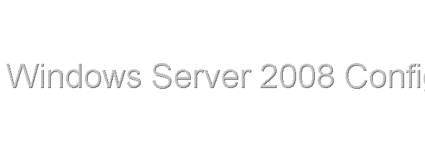 Windows Server 2008 Configuring Disks
