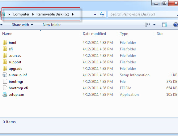 สร้าง Bootable ด้วย เครื่องมือ Windows7-USB-DVD-tool.exe