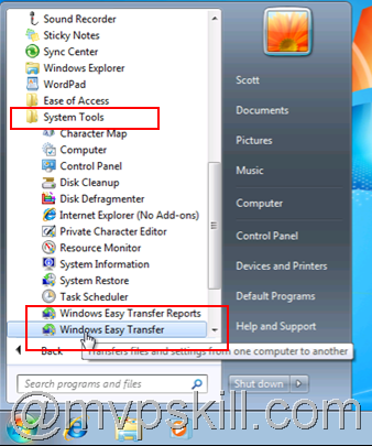 Migrating Settings by Using Windows Easy Transfer