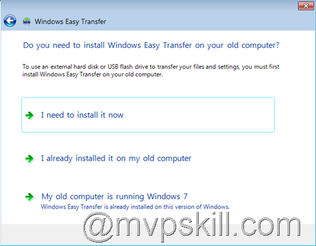 Migrating Settings by Using Windows Easy Transfer