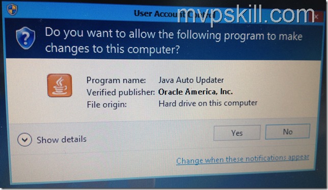 วิธีปิด Java Auto Updater Popup รำคาญโว้ยยยยแม่ม