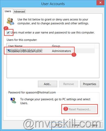 ตั้งค่า Auto login Windows 8.1 ให้ไม่ต้องถาม Password เข้า Windows 