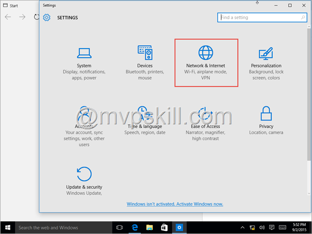 วิธีตั้งค่า Proxy Setting สำหรับ Windows 10 โดยใช้ Microsoft Edge browser 
