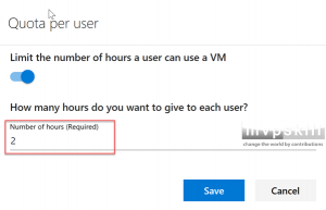 การกำหนดโควต้าการใช้งาน Virtual Machine