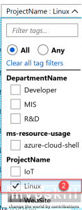 การเลือก Resource ที่มีค่า Tag เป็นตามที่กำหนด #2