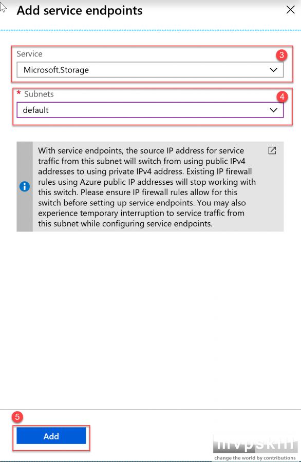 การเปิดการใช้งาน Service EndPoint #2