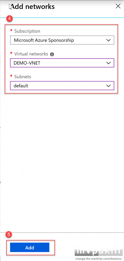 การกำหนด Firewall and Virtual Networks#2