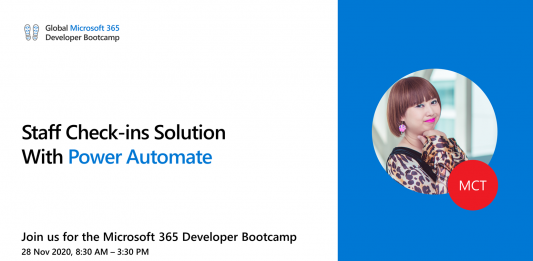 Staff Check-ins Solution With Power Automate