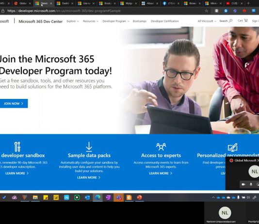 จบไปแล้วสำหรับงาน Global Microsoft 365 Developer Bootcamp 2020
