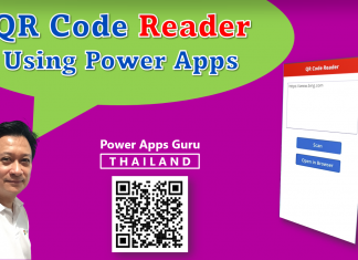 สร้าง QR Code Reader ด้วย Power Apps